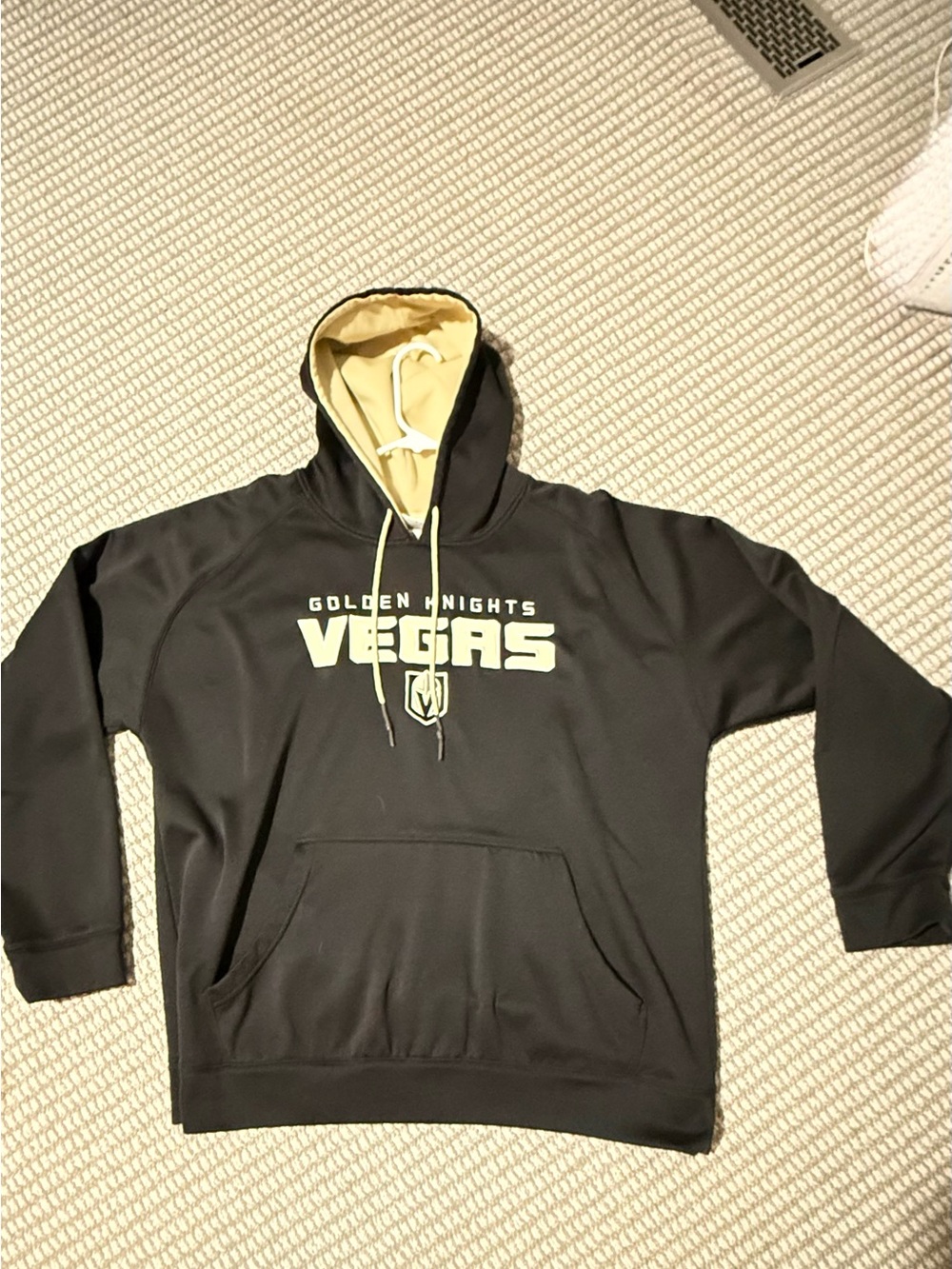 NHL Vegas Golden Knights Black and Gold Crewneck Hoodie
